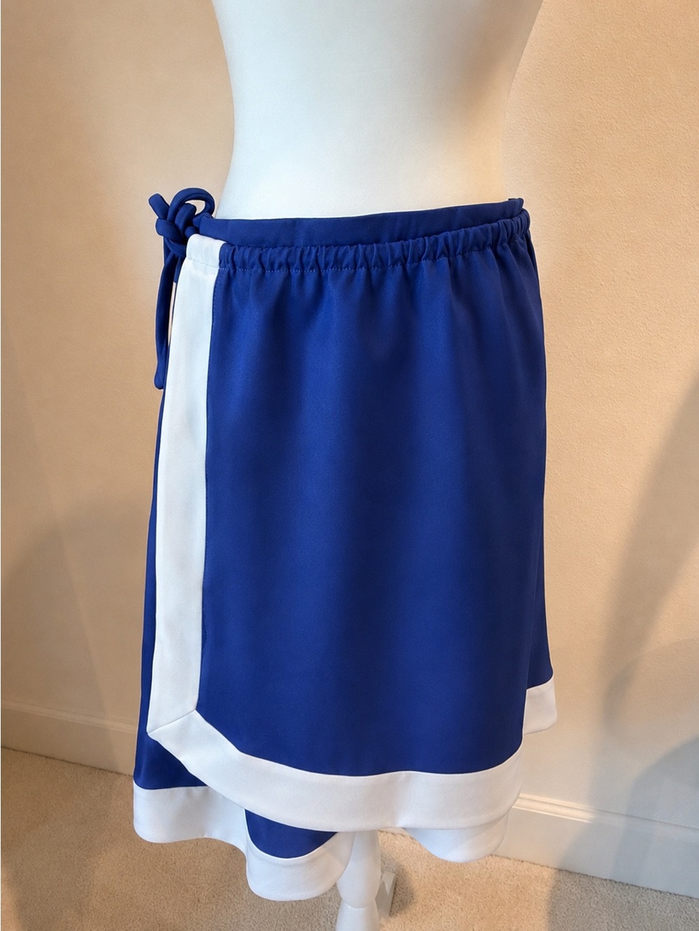 NWT Armani Blue and Grey Layered Skirt